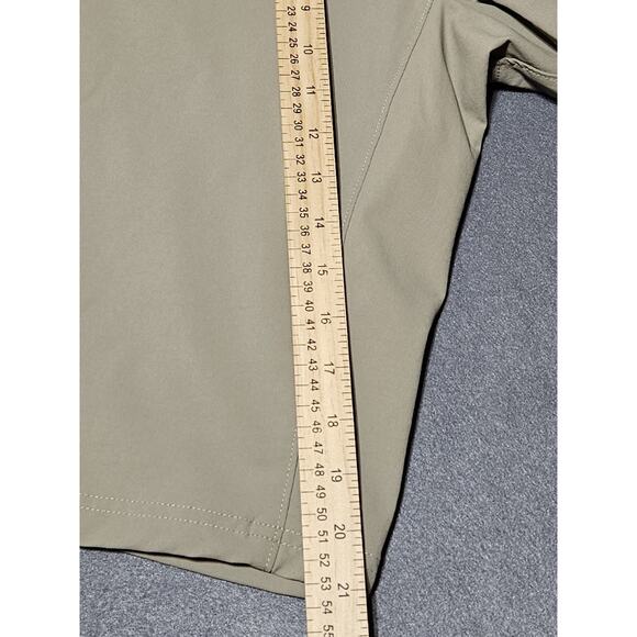 Columbia Shorts Women’s 10 Khaki Board Shorts Zip Pockets Drawstring - Picture 8 of 11